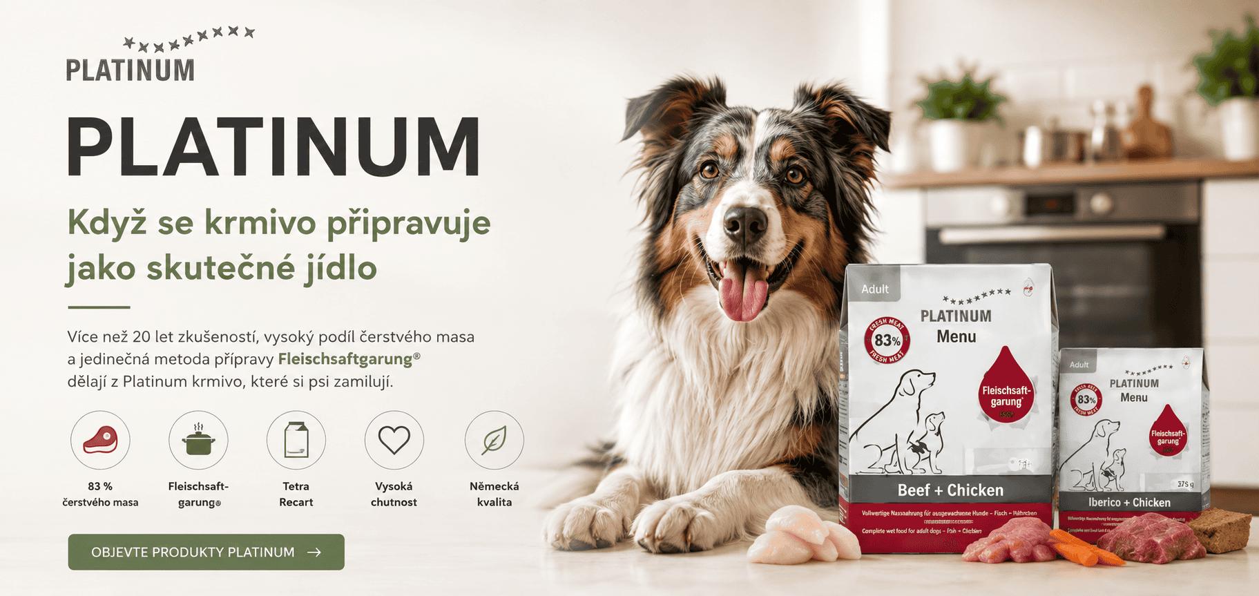 Platinum když se krmivo připravuje jako skutečné jídlo (1)